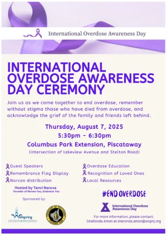 Overdose Remembrance Flag Ceremony