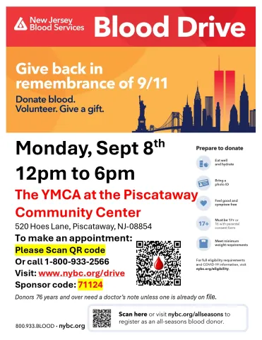 September 8th Blood Drive