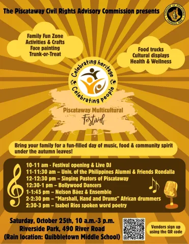 Piscataway Multicultural Festival flier