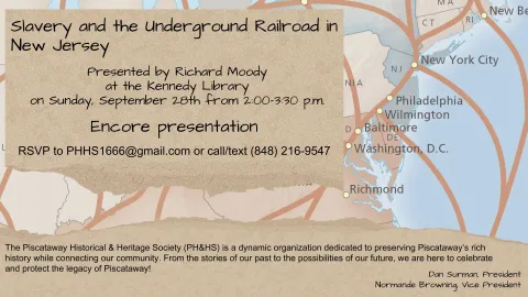 Slavery and the Underground Railroad in New Jersey