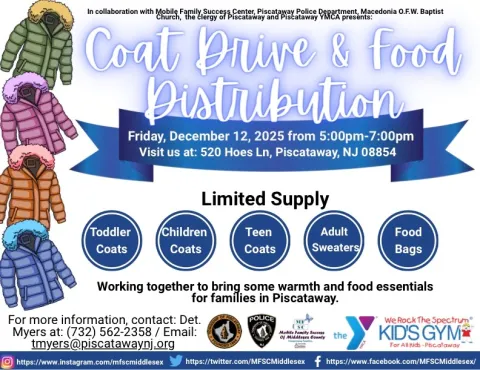 Coat drive & food distribution