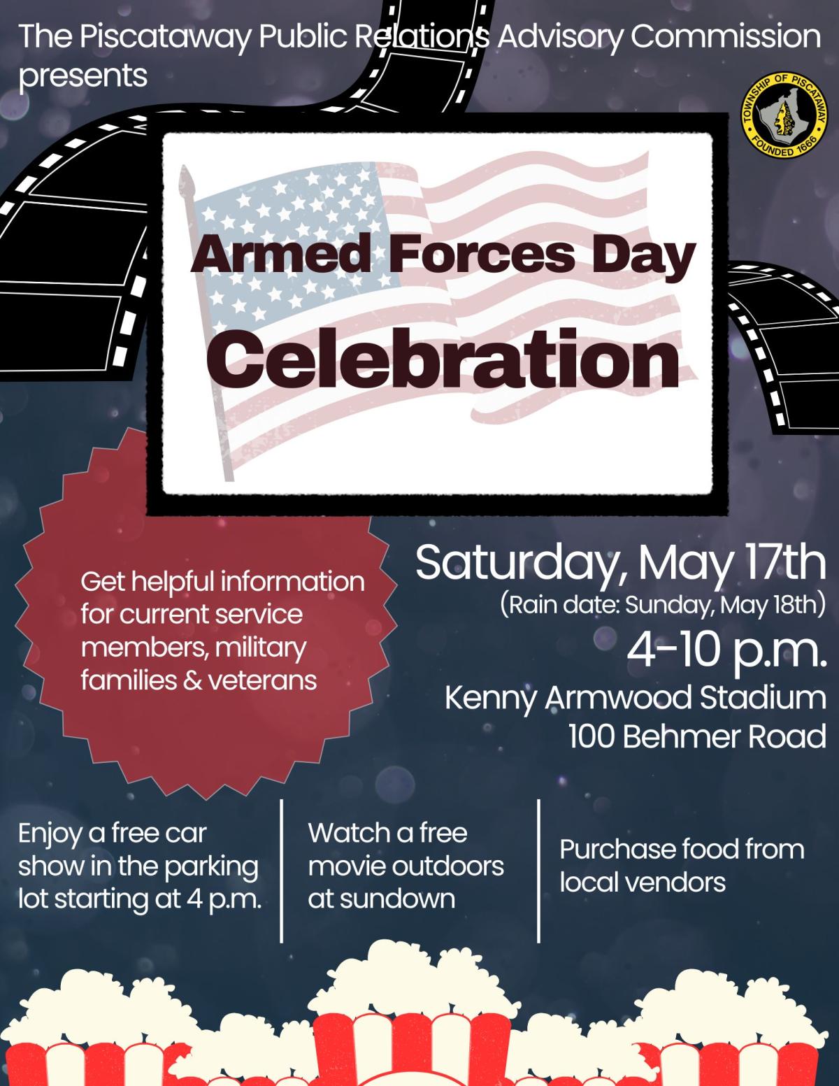 Armed Forces Day Celebration 2025 flier