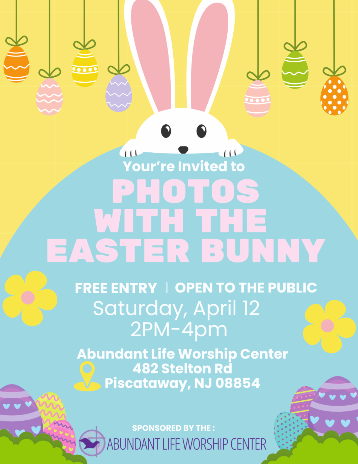 Photos with Easter Bunny
