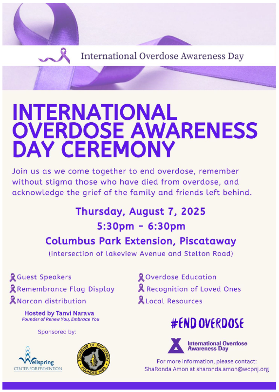 Overdose Remembrance Flag Ceremony