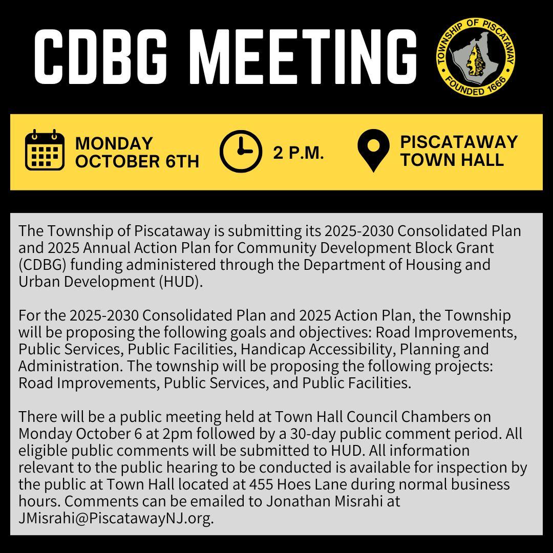 CDBG meeting