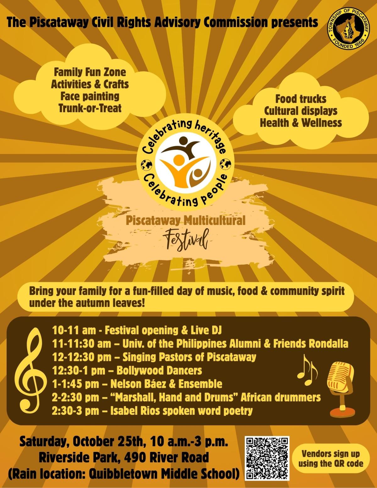 Piscataway Multicultural Festival flier
