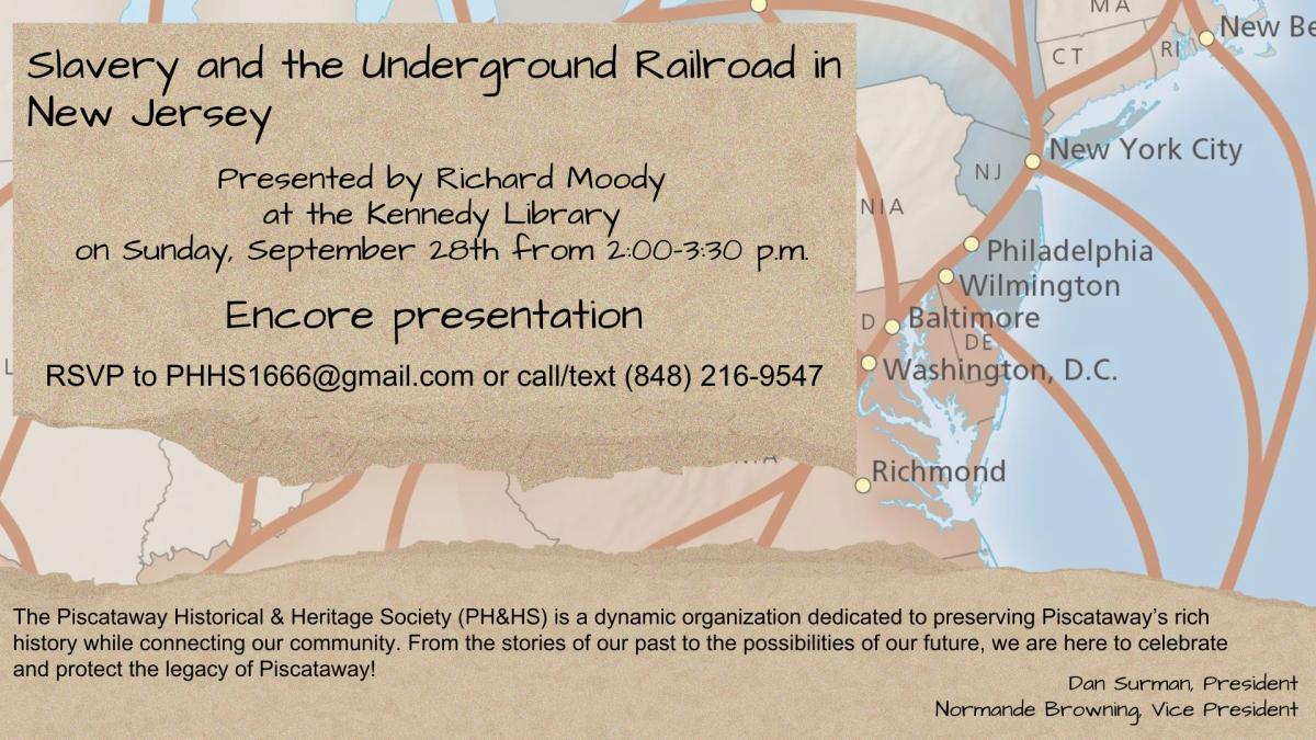 Slavery and the Underground Railroad in New Jersey