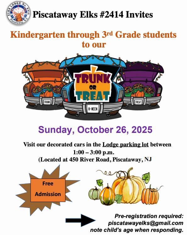 Piscataway Elks Trunk-or-Treat